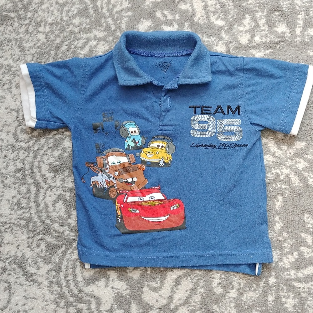 Lot of toddler boys size 18-24 months spring and summer collared shirts - Picture 7 of 7
